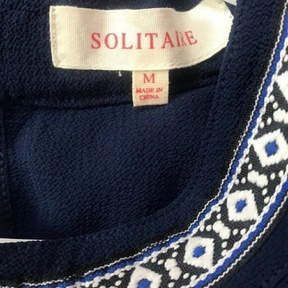 NAVY  Blue Sleeveless Tank Top Size M - Picture 4 of 5